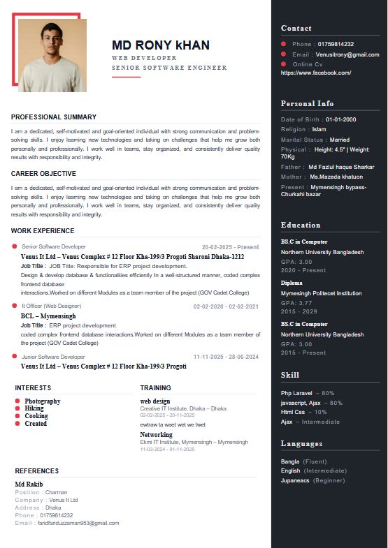 CV Preview