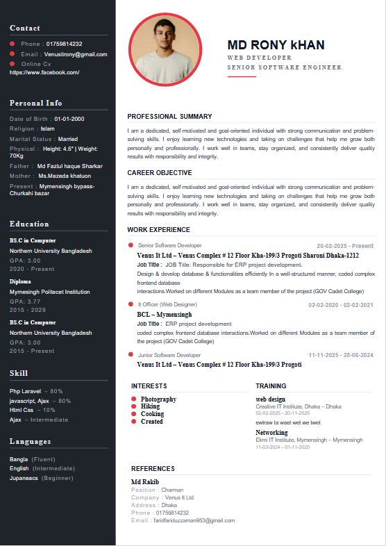 CV Preview