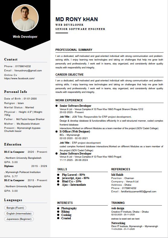 CV Preview